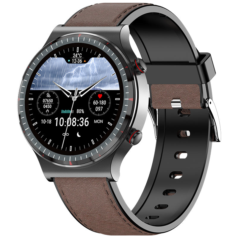 Ripob | Medizinische EKG Smartwatch | CFDA-zertifiziert | 512Hz Hochpräzisions-Biosensor | SpO2- und Herzfrequenzüberwachung | KI-gestützte Atemanalyse | IP67 wasserdicht