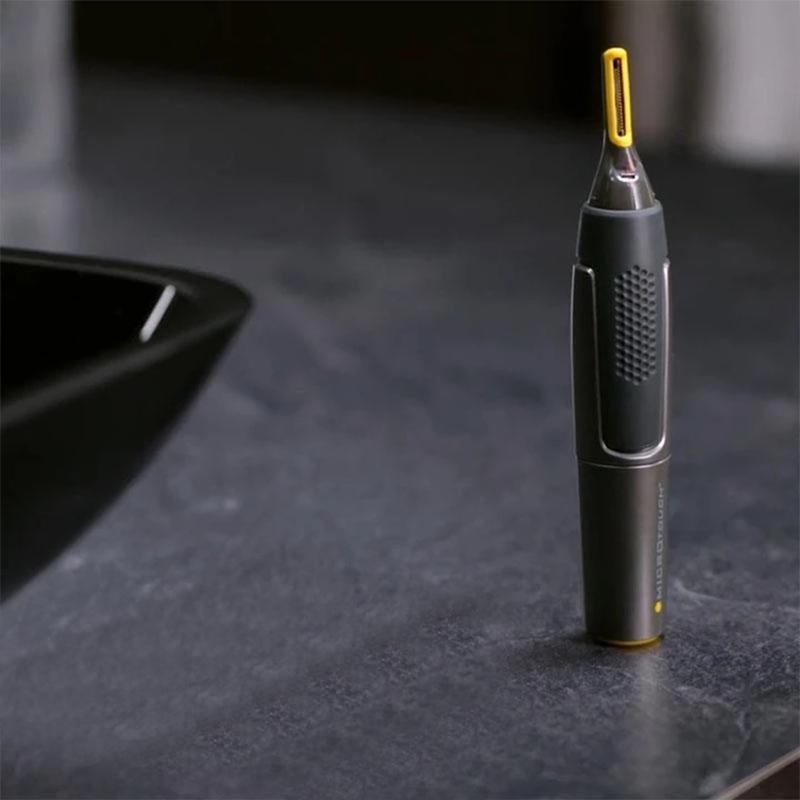 Ripob | Ultra-schlanker Präzisionstrimmer | Mikro-Oszillationsklingen | Titan-Edelstahl-Technologie | Integrierte LED-Beleuchtung | Ergonomisches Design