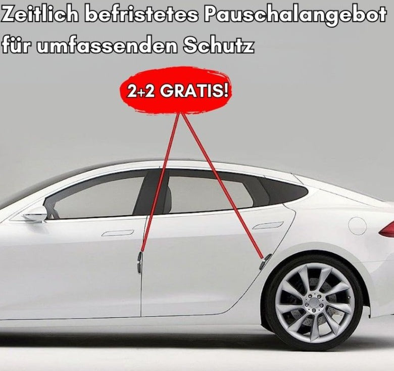Autoschutzschild gegen Parkdellen | Stoßfänger- & Türschutz | Lackschonendes Material | Selbstklebend