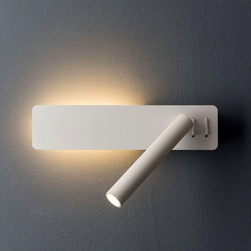 Drehbare LED - Lesewandleuchte für das Bett