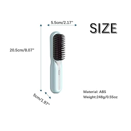 Kabellose Haarstyler-Bürste Reise-freundlich zum Glätten und Locken Aufladbar für Alle Haartypen