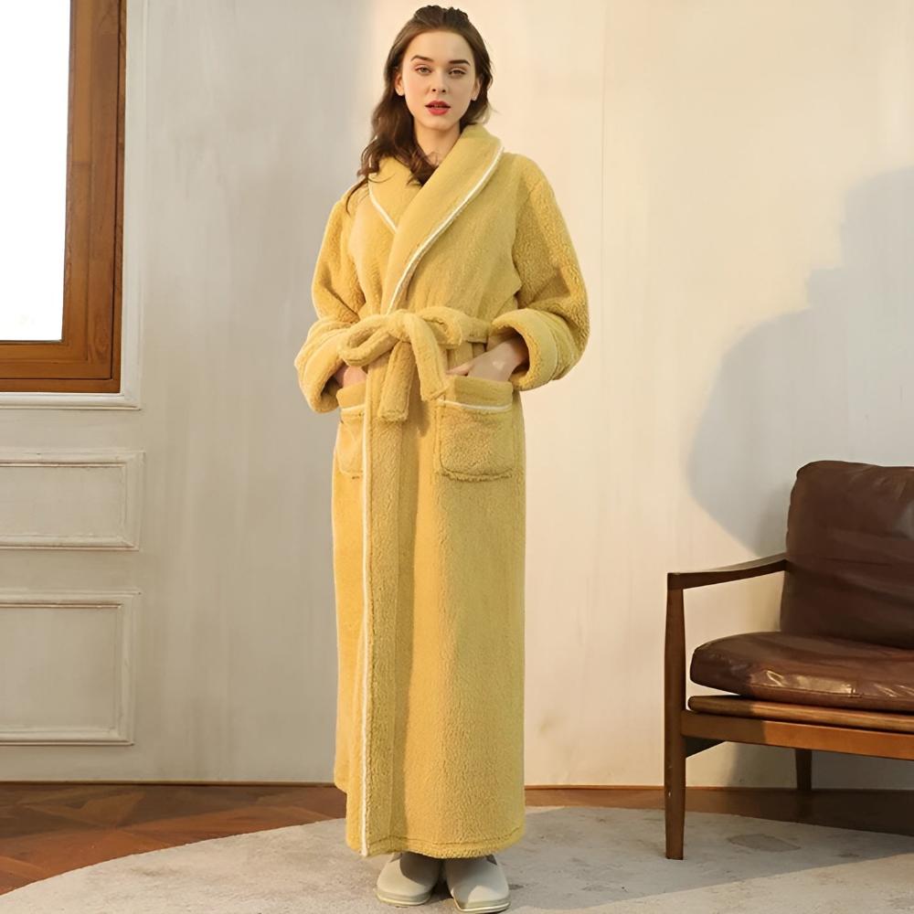 Bademantel für Männer und Frauen | Fleece-Bademantel | Comfyra