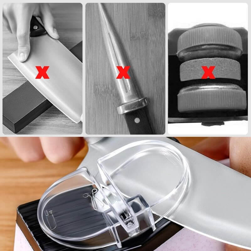 Elektrischer Messerschärfer | Einfaches Messerschärfen | Messerschärfgerät | SharpFix