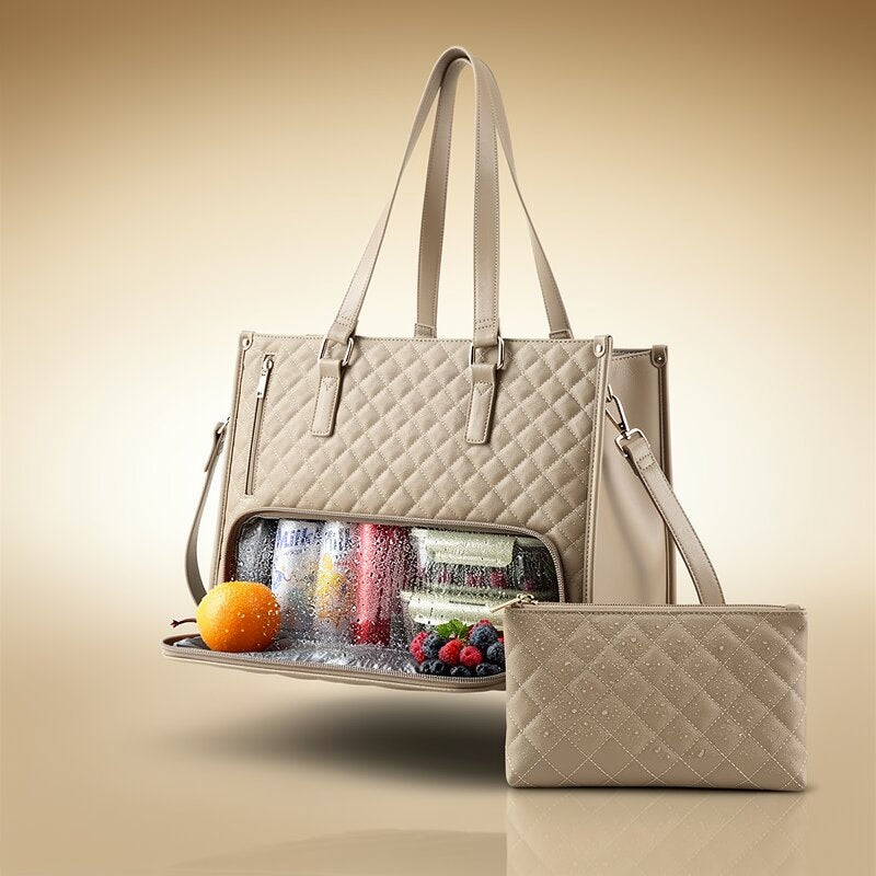 Handtasche mit Kühlfach für Frauen | Umhängetasche mit Kühlfunktion | FreshLuxe