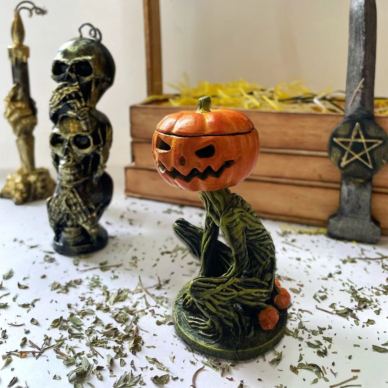 Halloween Dekoration | Kürbis Dekor | Gruselige Dekoration | PumpkinGrimm