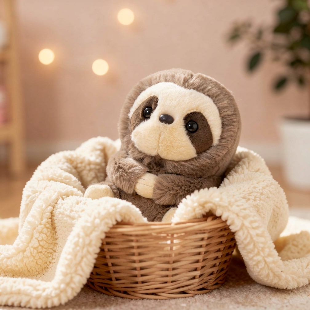 Stofftiere für Babys | Mini Faultier Plüschspielzeug | MiniFauli