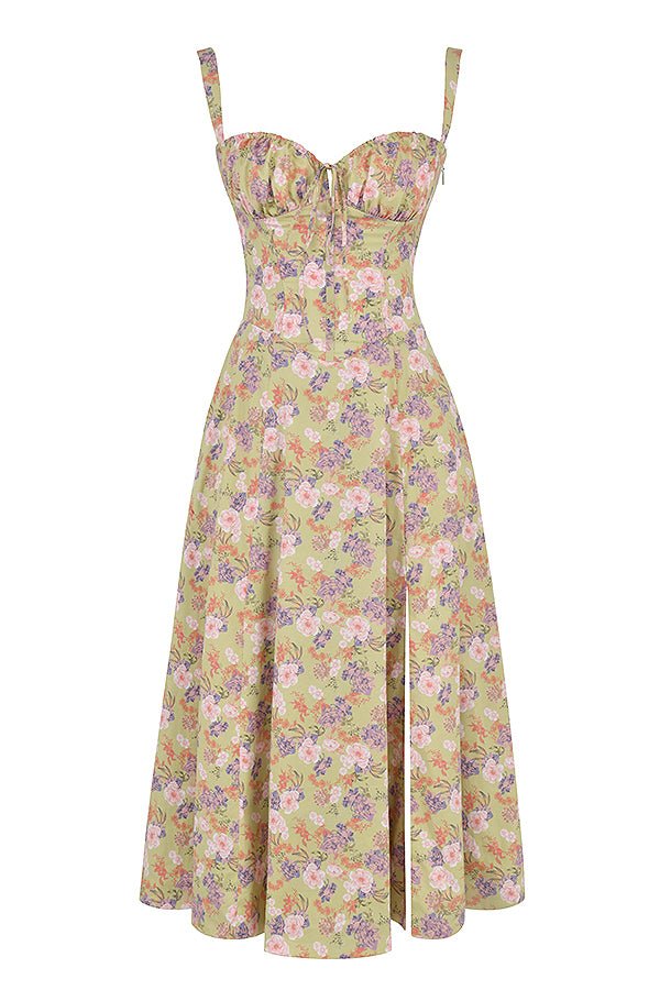 Korsett Midi Kleid für Frauen | Elegante Silhouette