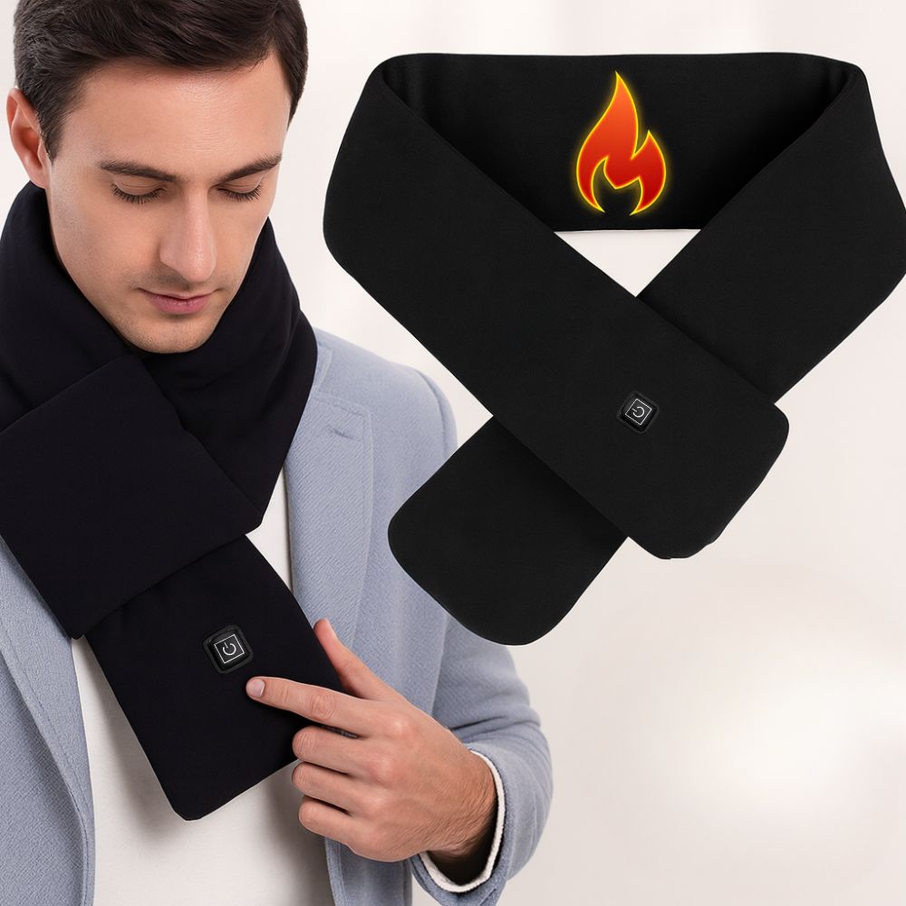 Winter-Schal für Männer & Frauen | Elektrischer Heizschal | NackiWarm