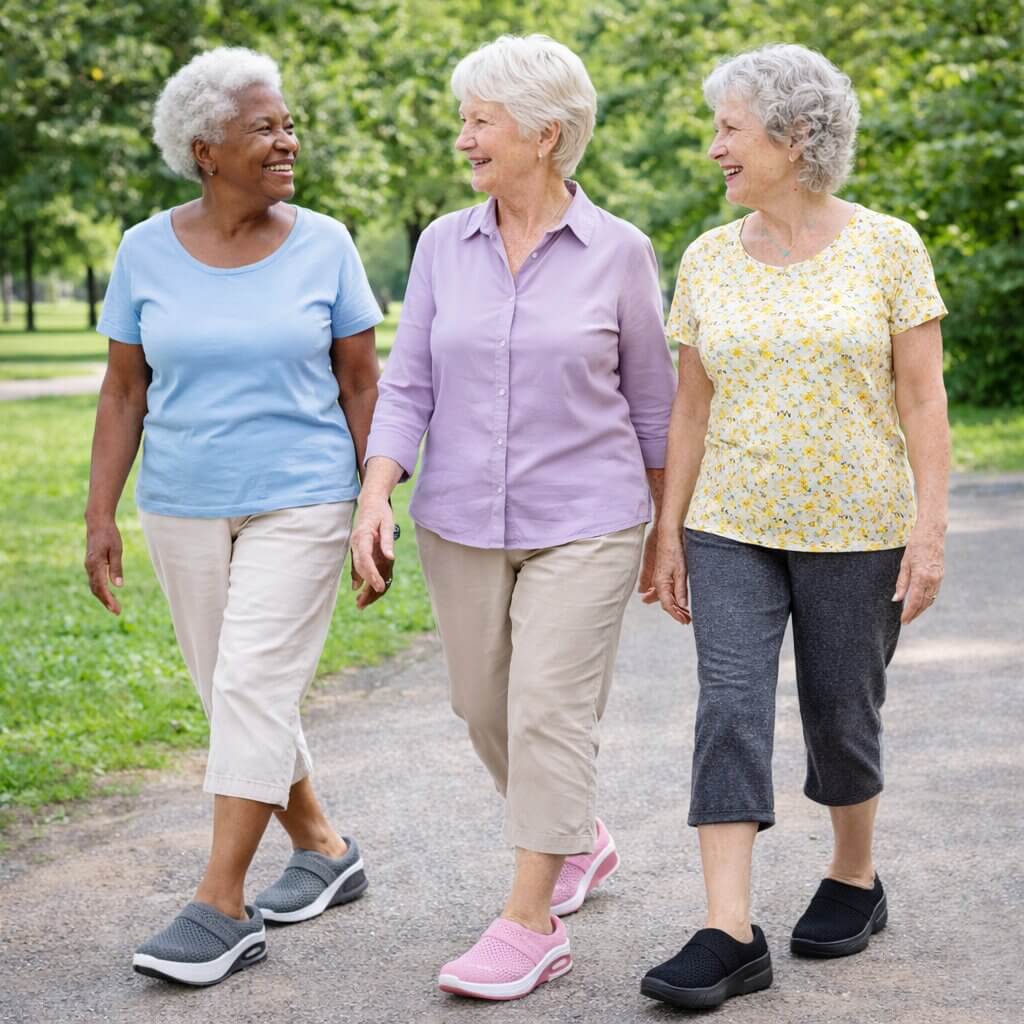 Orthopädische Hausschuhe zum Reinschlüpfen | Breite Diabetikerschuhe für Zuhause | Velori