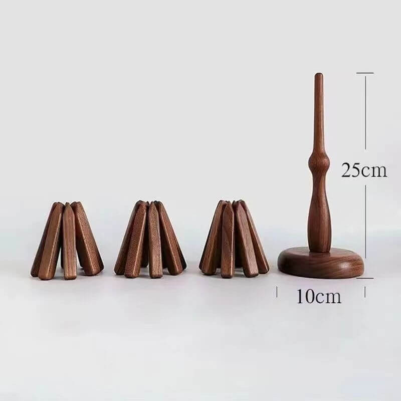 Holzuntersetzer | Tischuntersetzer mit modernem Design | WoodArt (Set von 3)