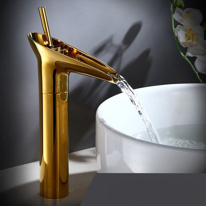 Wasserhahn für Küche & Bad | Wasserfall Waschbecken Wasserhahn | Antiker Waschbecken Wasserhahn | Armaturix