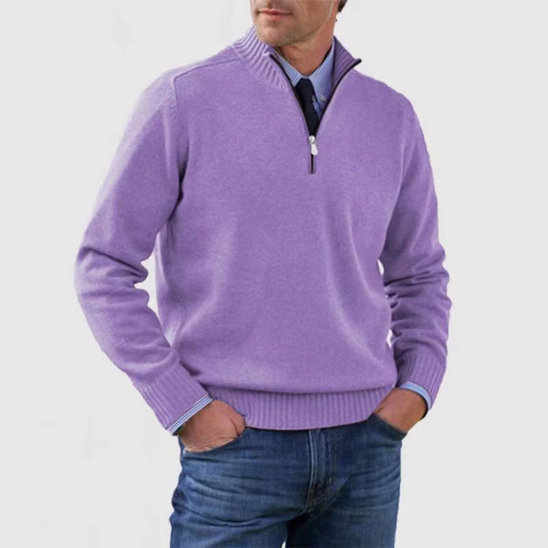 Herren-Half-Zip-Pullover | Strukturierte Passform und alltägliche Wärme