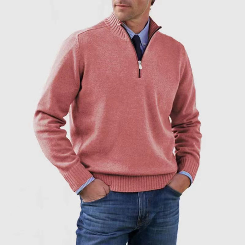 Herren-Half-Zip-Pullover | Strukturierte Passform und alltägliche Wärme