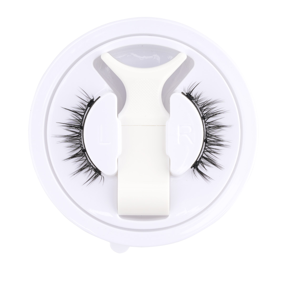 Ripob | Professionelles Magnet-Wimpern-Set | Kleberfrei & Wiederverwendbar | 3D Volumeneffekt | Inklusive Präzisionsapplikator | Wind- & Wasserfest | Hypoallergen