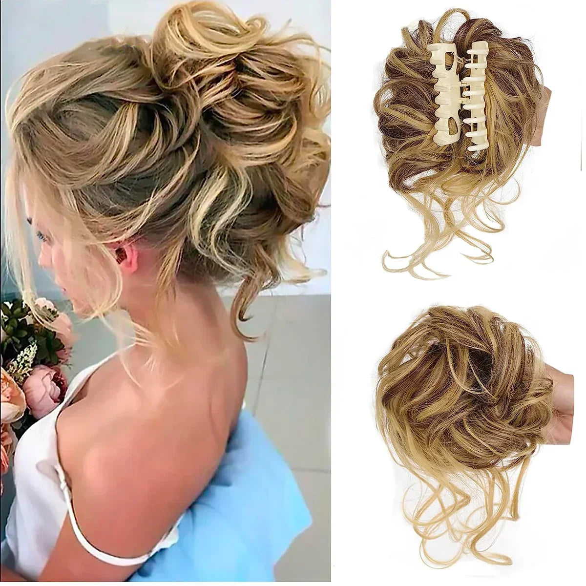 CurlyBun: Instant Curled Bun Haarclip