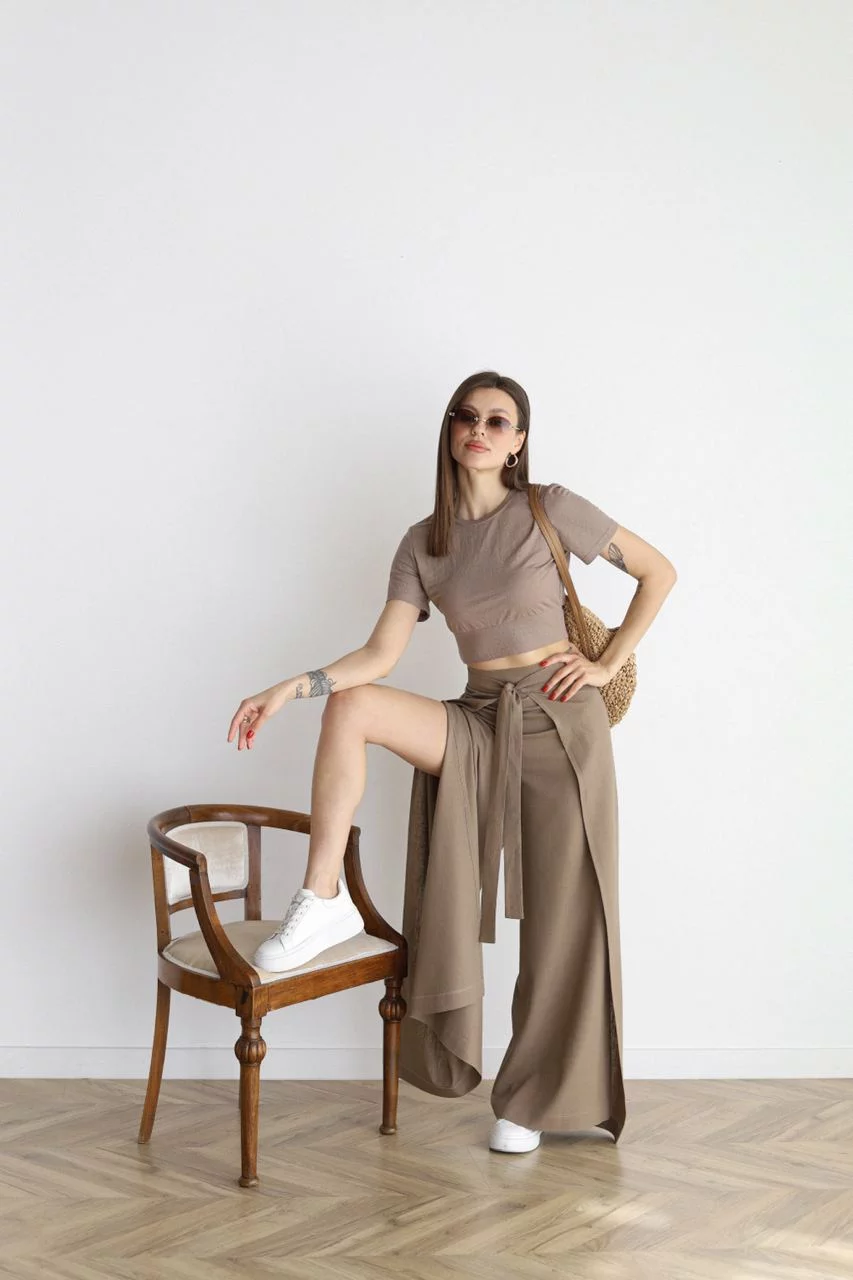 Lina™ – Weite Leinenhose