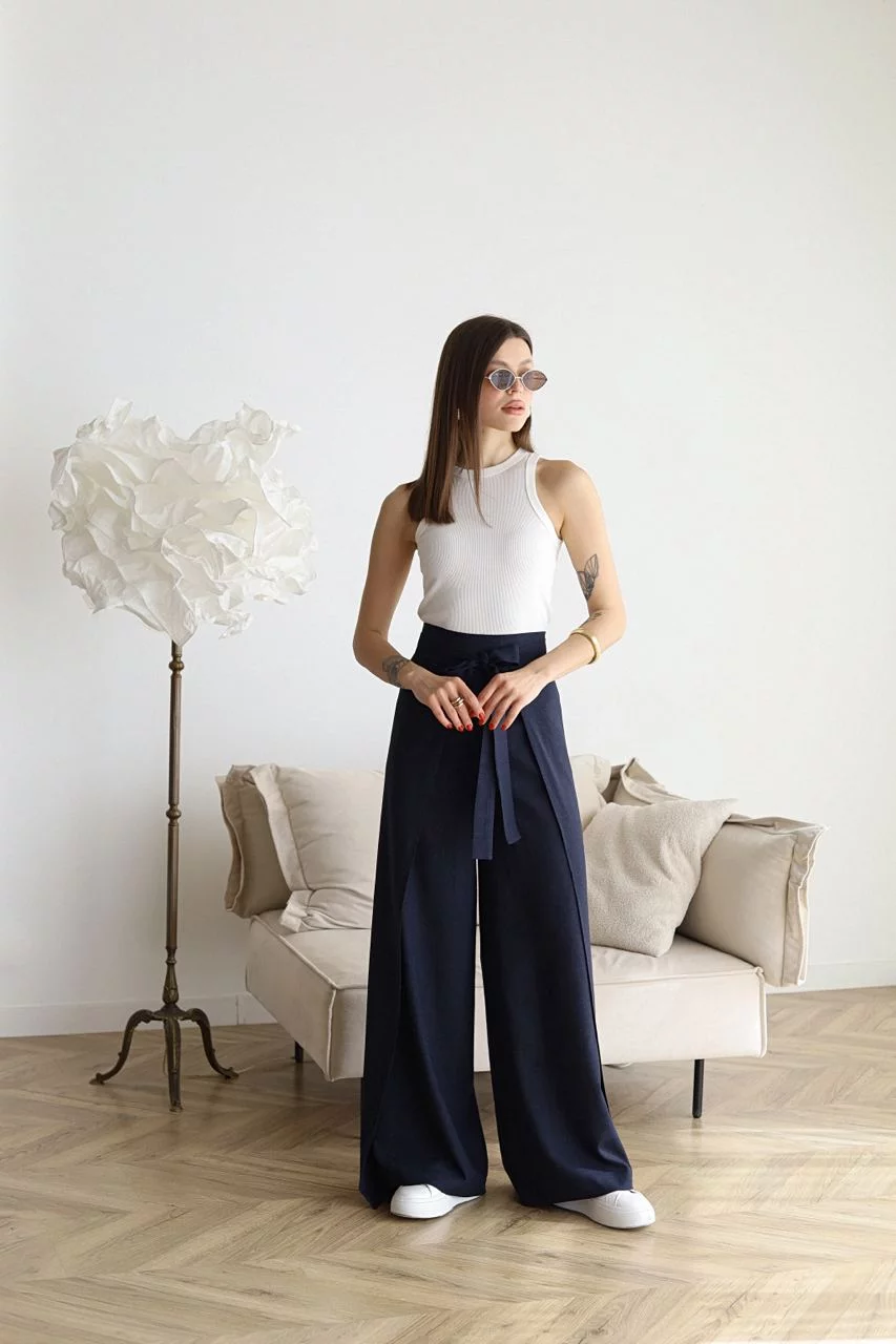 Lina™ – Weite Leinenhose