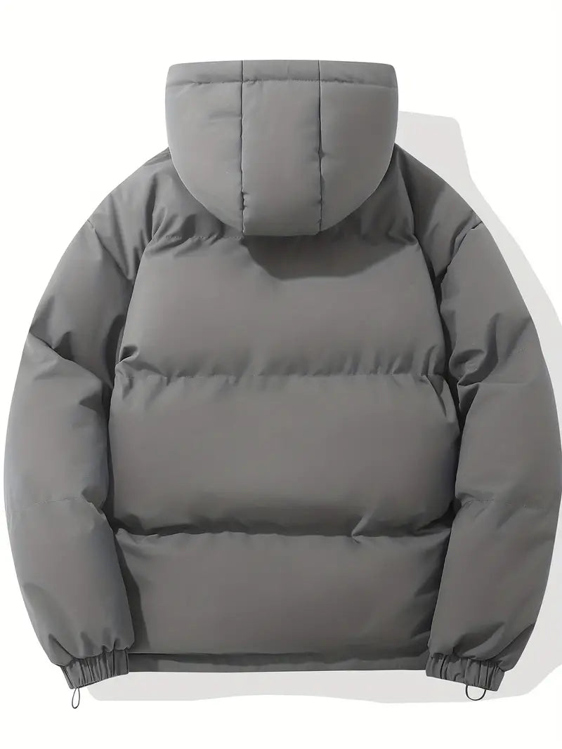 Damen Steppmantel mit Kapuze – Ge quiltete Winterjacke