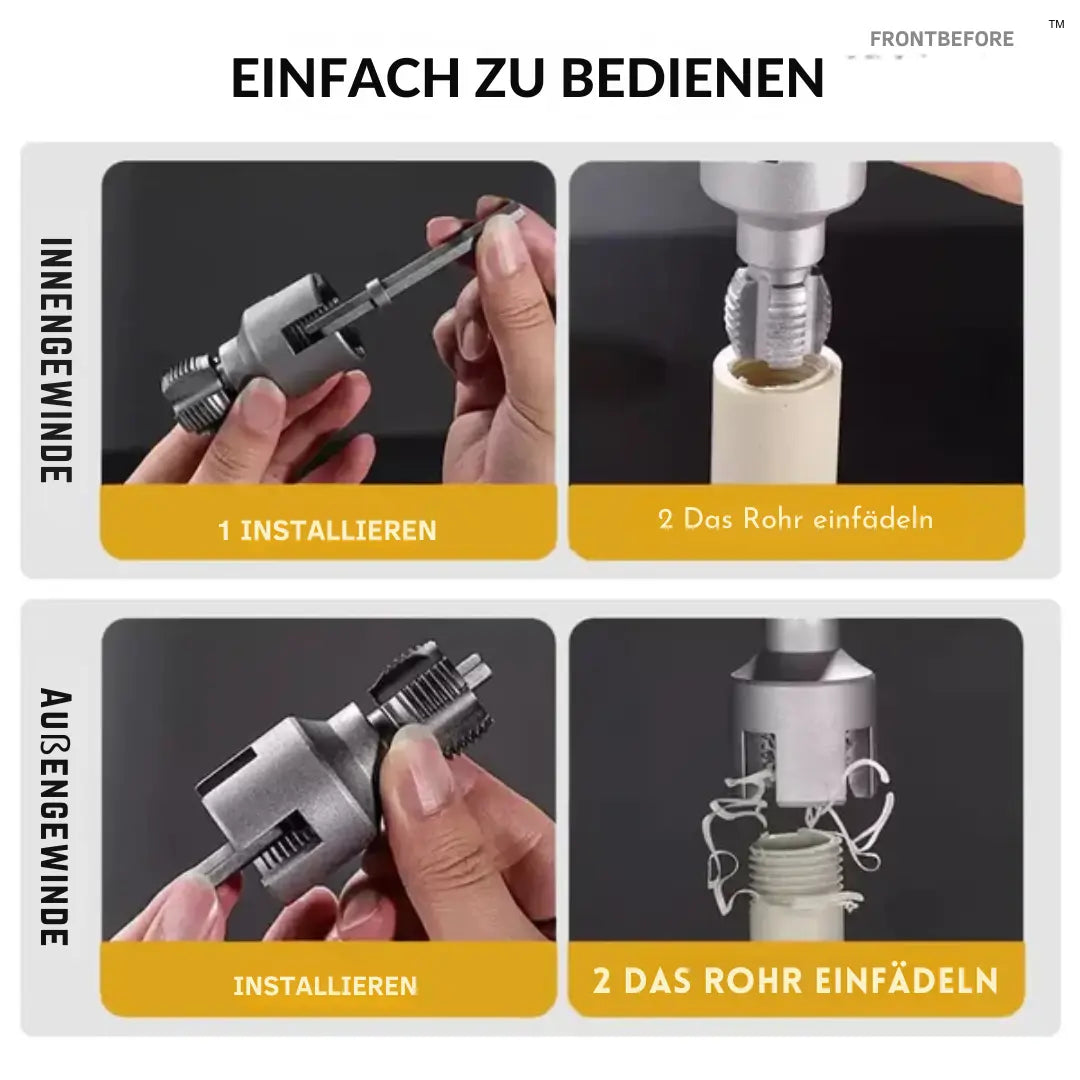 Gewindeschneider-Set für Gewinde | Gewinde-Reparatur-Set | Gewinde-Schneideset | ThreadFix