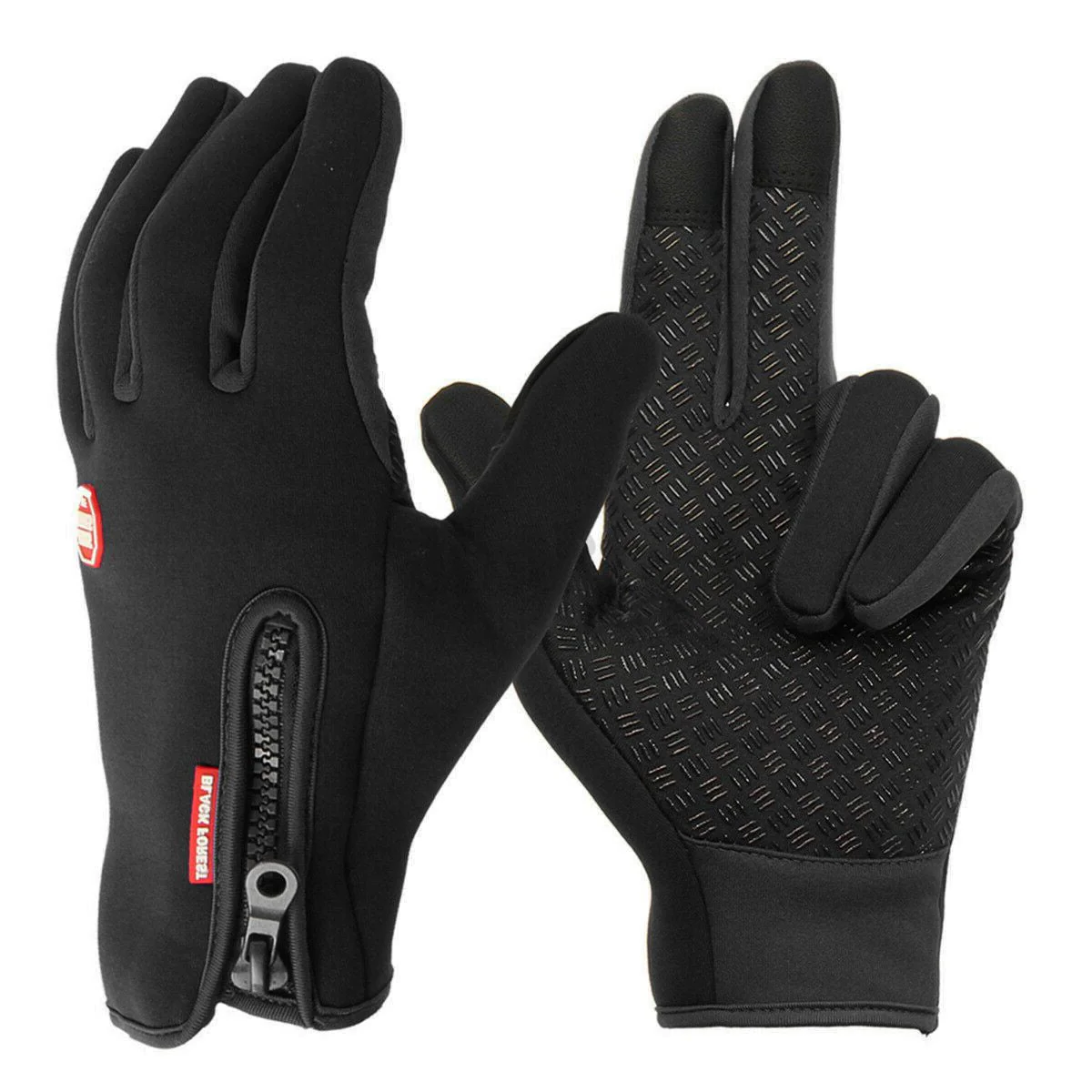 Heated Gloves Winter Thermal Waterproof Touchscreen Warm Grip