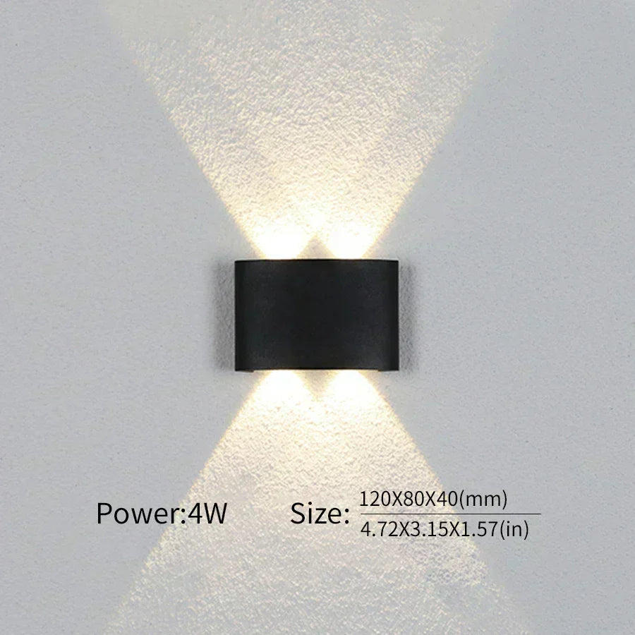 Moderne Beleuchtung, Innen oder Außen: Die vielseitige LED-Wandleuchte