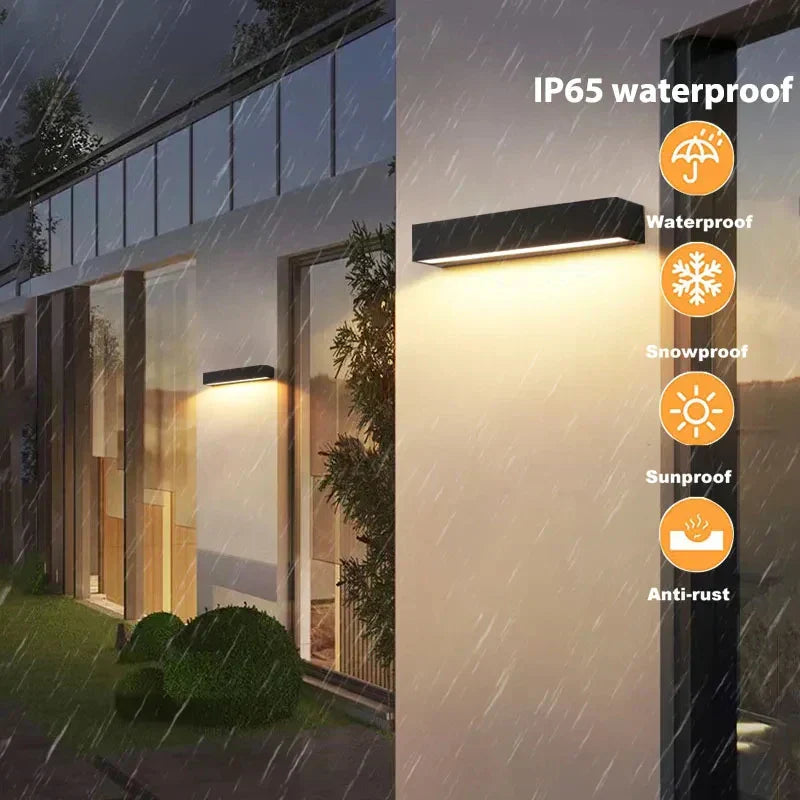 Solar Wall Light Solavella | 16 LEDs | Super Bright & Waterproof | For Garden, Balcony & House Wall | Warm & Cool White