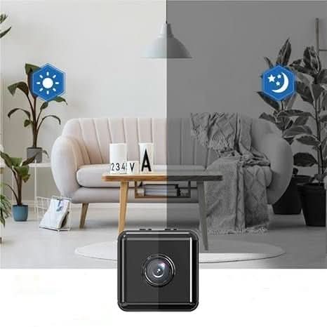 SecureView – 1080P Mini Sicherheitskamera mit Bewegungserkennung & App-Steuerung
