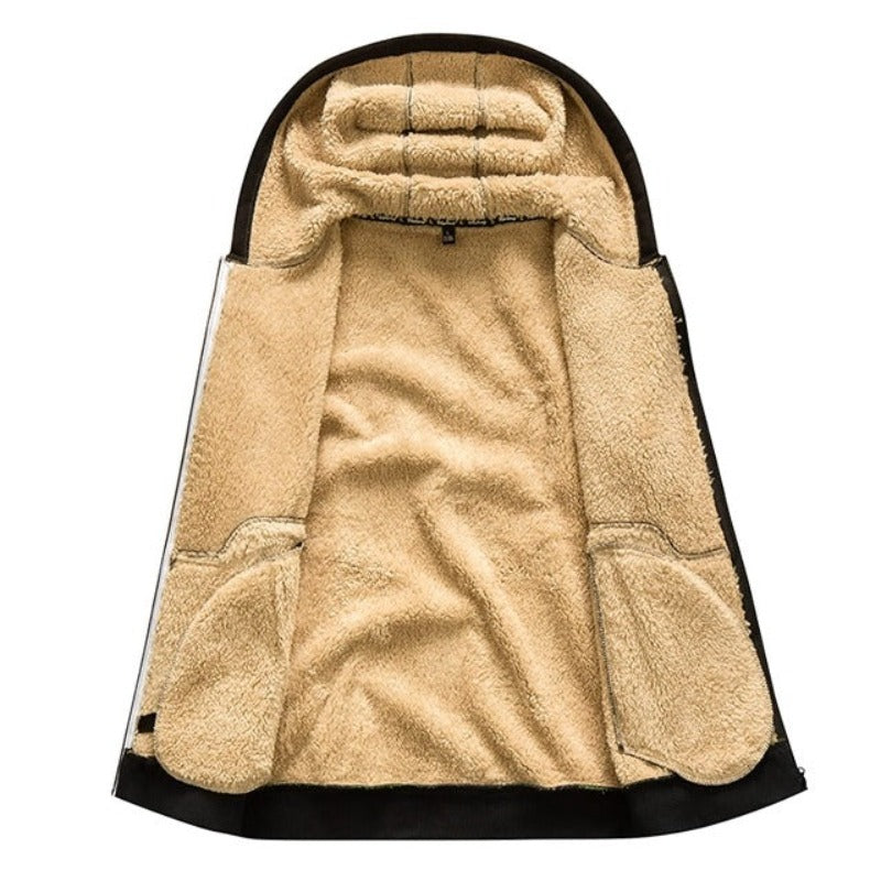 Herren Strickzipper – Warme Winterlage mit weichem Innenfutter