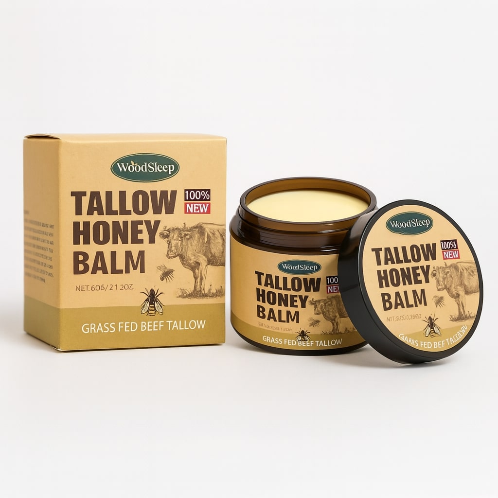 Rindertalg-Creme | Creme für natürliche Hautpflege | Feuchtigkeitscreme für Gesicht und Körper | TallowPure