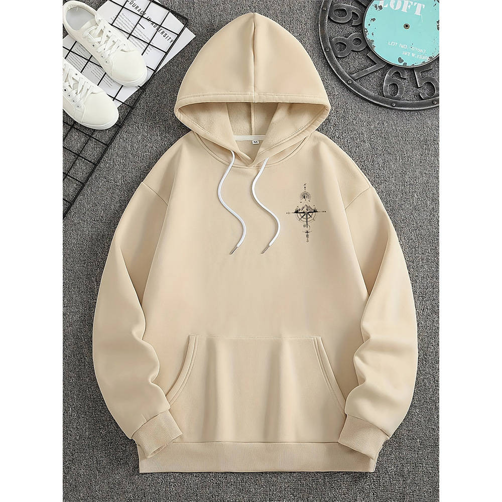 Herren Hoodie | Komfort, Stil und ein mutiges Kompass-Design