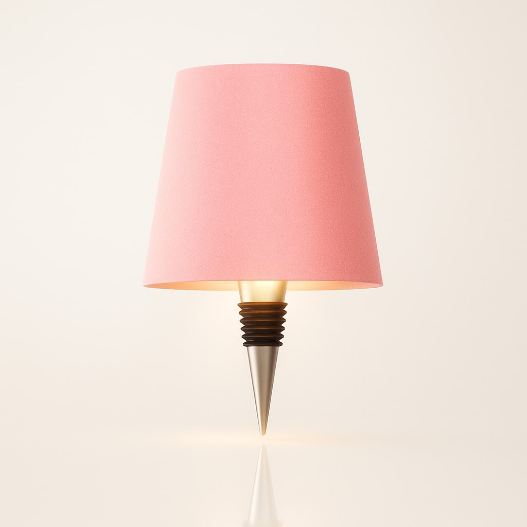 Flaschenlicht | Flasche als Tischlampe | Wiederaufladbare Tischleuchte | Flaschenverschluss | LumiBottle