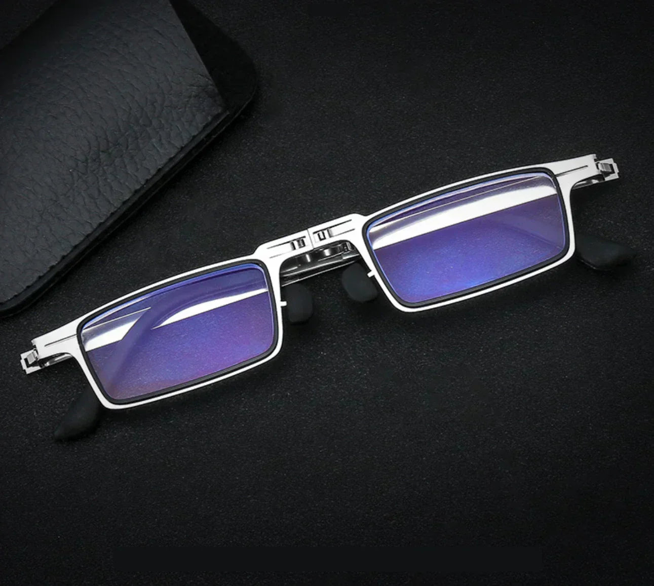 Faltbare Lesebrille mit Blaulichtfilter & Titanrahmen