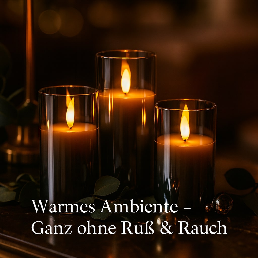 LED-Kerzen | Elektrische Kerzen mit Fernbedienung | LumiCandle