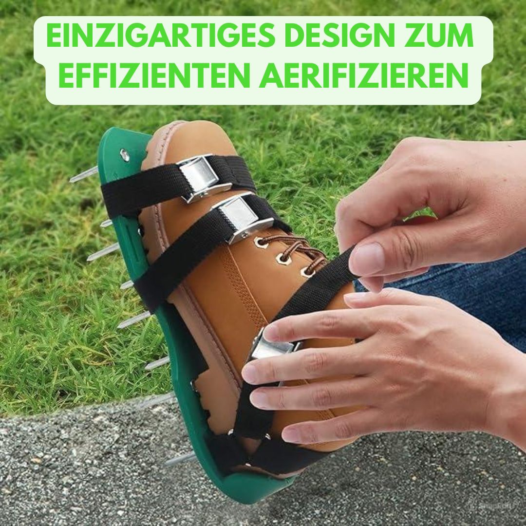 Rasenlüfter Schuhe | Rasenbelüftungsschuhe | Green Step