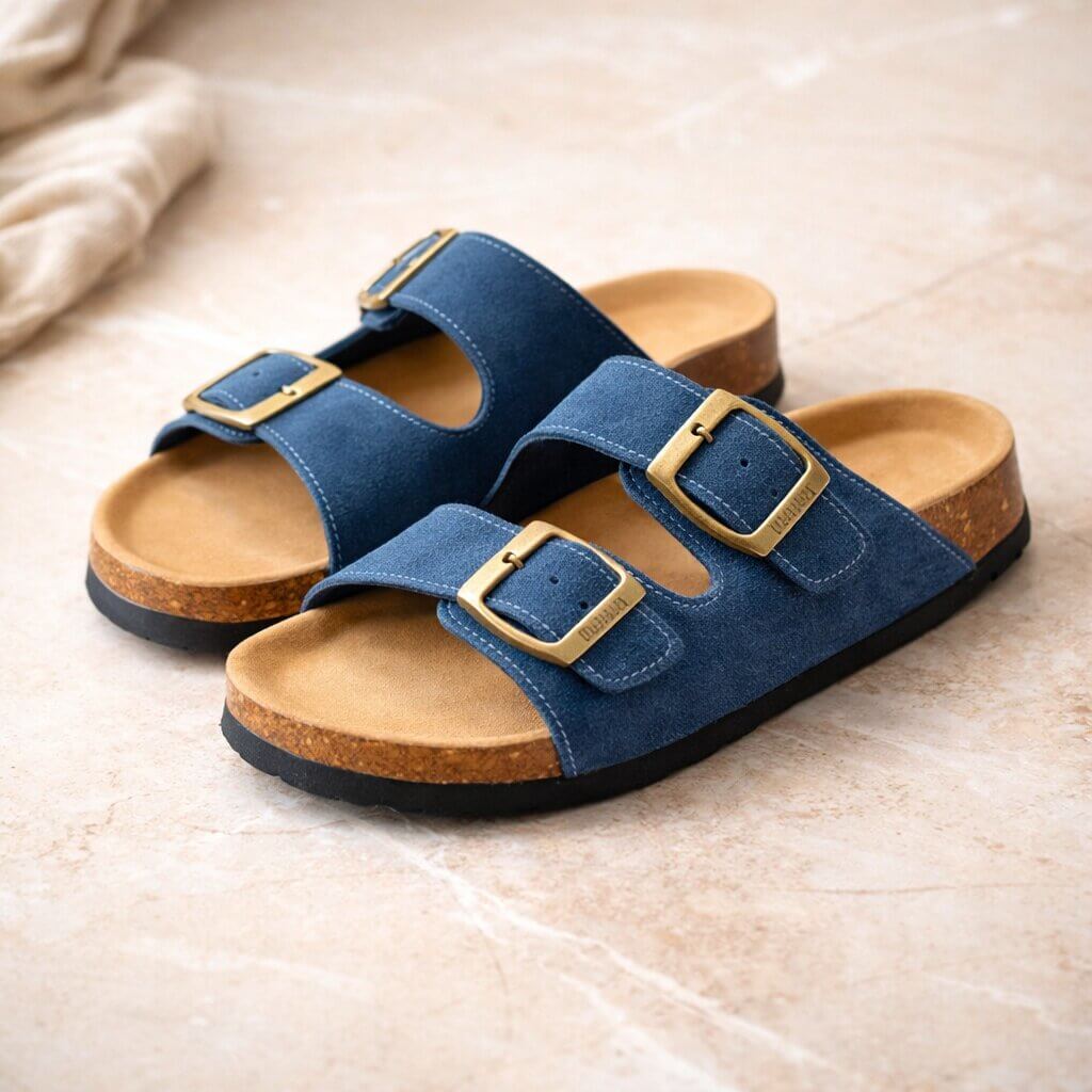 Sandalen für Männer & Frauen mit Korkfußbett | Sommerschuhe | Velma