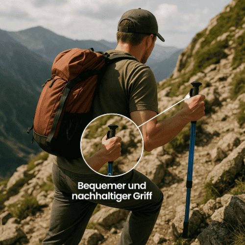 Verstellbare Wanderstöcke | Stabilität & Bequemlichkeit für Trekking