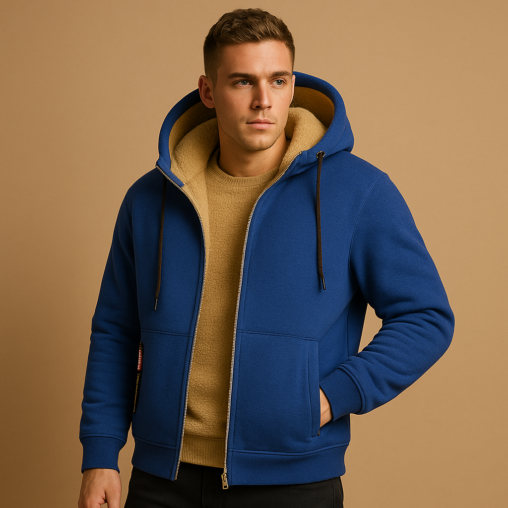Herren Zip-Up Cardigan – Warm & Vielseitig Strickmode