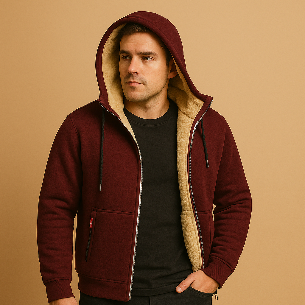 Herren Zip-Up Cardigan – Warm & Vielseitig Strickmode